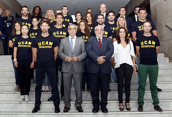 The Spanish Olympic Committee and the Catholic University of San Antonio de Murcia have unveiled a new group of athletes who will join their training and sport project ©COE
